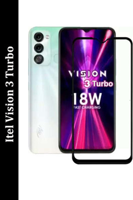 PARANDIV Edge To Edge Tempered Glass for Itel Vision 3 Turbo(Pack of 1)