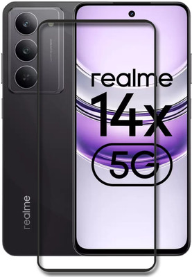 INFINITYWORLD Edge To Edge Tempered Glass for Realme 14x 5G(Pack of 1)