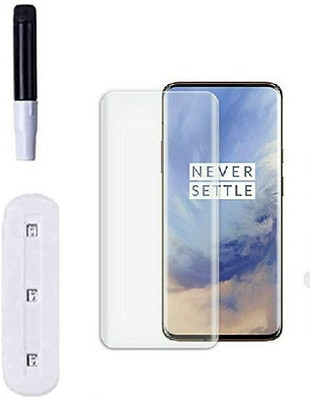 Mersal Edge To Edge Tempered Glass for OnePlus 8, UV Temper Glass Edge to Edge HD Quality Full Screen Coverage(Pack of 1)