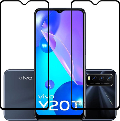 Naman's Mobitech Edge To Edge Tempered Glass for Vivo Y20T(Pack of 1)