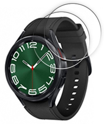 ARBAN Edge To Edge Tempered Glass for Samsung Galaxy Watch 6 Classic 43mm SMARTWATCH SCREEN GUARD(Pack of 2)