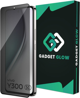 Gadget Glow Edge To Edge Tempered Glass for vivo Y300 5G, Vivo Y300, Vivo Y200 5G, Vivo Y200e 5G, Privacy Anti Spy Glass(Pack of 1)