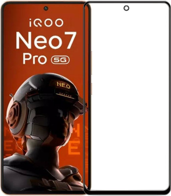 Heatmor Edge To Edge Tempered Glass for Vivo IQOO Neo 7 Pro 5G(Pack of 1)