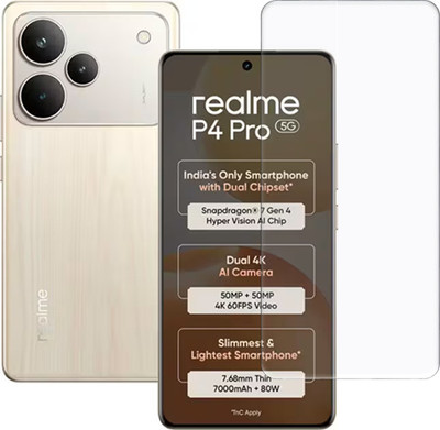 VISHZONE Edge To Edge Tempered Glass for realme P4 Pro 5G(Pack of 1)