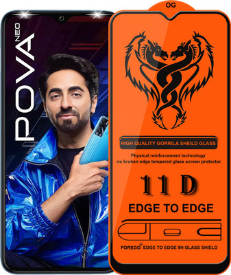 Forgive Edge To Edge Tempered Glass for Tecno Pova Neo(Pack of 1)