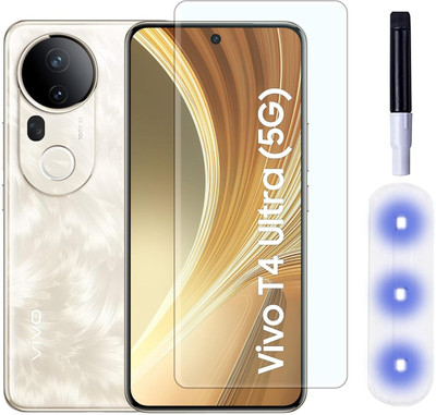 Shuotech Edge To Edge Screen Guard for vivo t4 ultra 5g, primium edge to edge gorila glass for vivo t4r 5g, vivo vt4 gorila glass(Pack of 1)