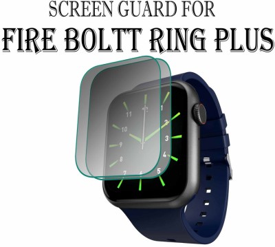 hirdesh Edge To Edge Tempered Glass for Fire-Boltt Ring Plus 1.91(Pack of 2)