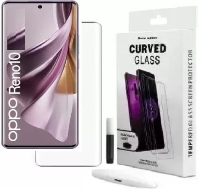 LIKEDESIGN Edge To Edge Tempered Glass for OPPO Reno 10 5G, OPPO Reno10 5G(Pack of 1)