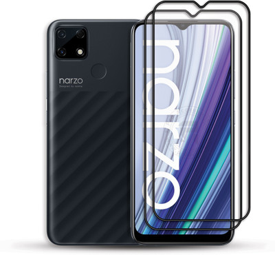 PROACCS Edge To Edge Tempered Glass for REALME NARZO 30A(Pack of 2)