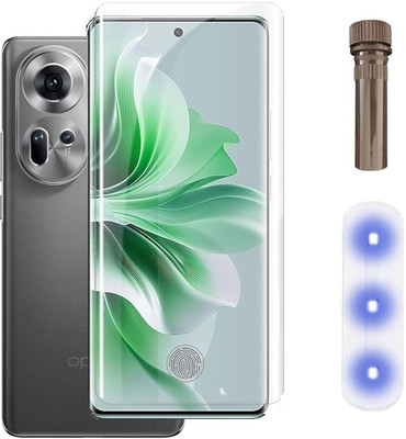 LIKEDESIGN Edge To Edge Tempered Glass for OPPO Reno 11 Pro 5G(Pack of 1)