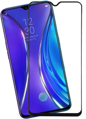 Karpine Edge To Edge Tempered Glass for Realme XT, Realme X2(Pack of 1)