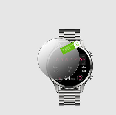 daffin Edge To Edge Tempered Glass for Noise NoiseFit Evolve 5 Smartwatch(Pack of 1)