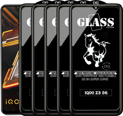PFOAM Edge To Edge Tempered Glass for IQ00 Z3 5G(Pack of 5)