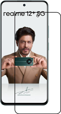Temperia Edge To Edge Tempered Glass for Realme 12 Plus, Realme 12+(Pack of 1)
