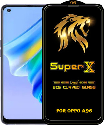 PFOAM Edge To Edge Tempered Glass for OPPO A96(Pack of 1)