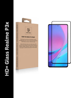 GLOBAL NOMAD Edge To Edge Tempered Glass for Realme P3x 5G(Pack of 1)