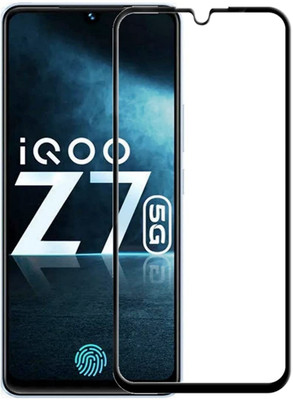Bodoma Edge To Edge Tempered Glass for iQOO Z7S 5G, iQOO Z7 5G(Pack of 1)