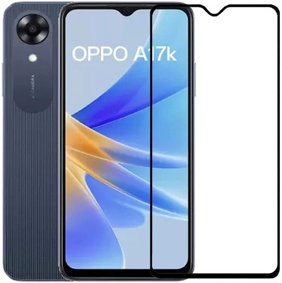 9H Edge To Edge Tempered Glass for OPPO A17K ( 9H Hardness)(Pack of 1)