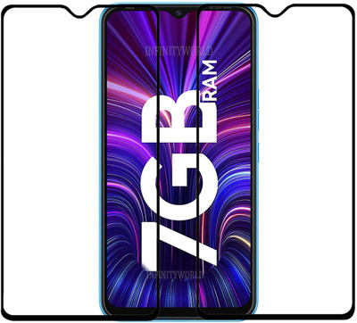 INFINITYWORLD Edge To Edge Tempered Glass for Tecno Spark 9(Pack of 2)