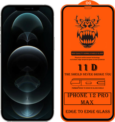 Forego Edge To Edge Tempered Glass for Apple iPhone 12 Pro Max(Pack of 1)