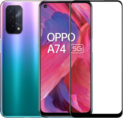 SEVEN7STAR Edge To Edge Tempered Glass for OPPO A74 5G(Pack of 1)
