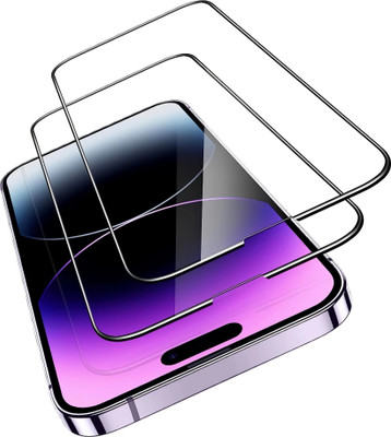 CADILUXE Edge To Edge Tempered Glass for iPhone 14 Pro Max, iPhone 13 Pro Max, iPhone 14 Plus(Pack of 2)