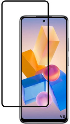 VISHRN CASES Edge To Edge Tempered Glass for Infinix HOT 40i(Pack of 1)