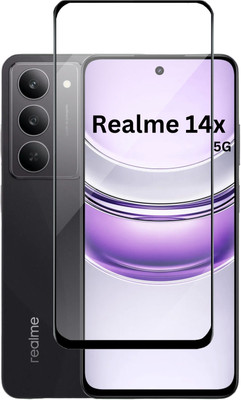 Fablue Edge To Edge Tempered Glass for RealMe 14x 5G(Pack of 1)