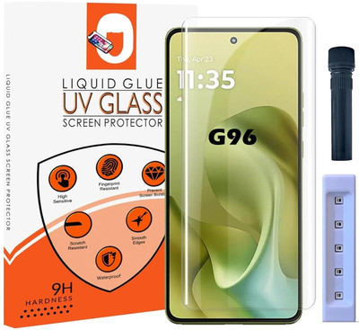 ROYALBASE Edge To Edge Tempered Glass for Moto G96 5G, Motorola G96 5G(Pack of 1)