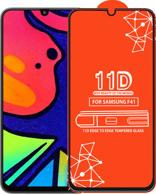 Qyist Edge To Edge Tempered Glass for Samsung Galaxy F41(Pack of 1)