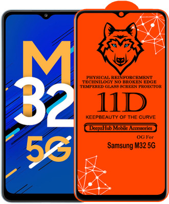 CRodible Edge To Edge Tempered Glass for Samsung Galaxy M32 5G(Pack of 1)