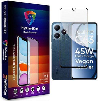 MyShieldKart Edge To Edge Tempered Glass for realme C61/C63/C53/C51/N63/N53/realme Note 50 (6.78 Inch)(Pack of 1)