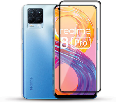 PROACCS Edge To Edge Tempered Glass for REALME 8 PRO(Pack of 1)