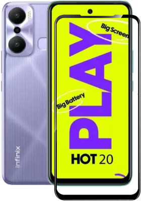welldesign Edge To Edge Tempered Glass for Infinix Hot 20 Play(Pack of 1)