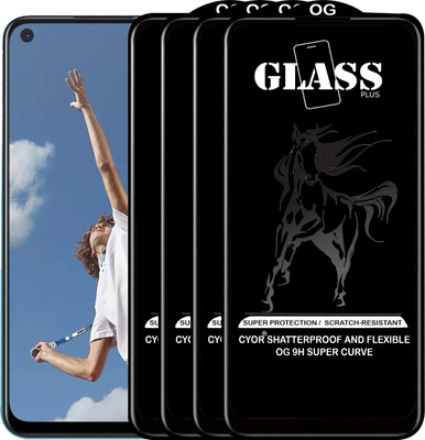 CYOR Edge To Edge Tempered Glass for OPPO A72(Pack of 4)