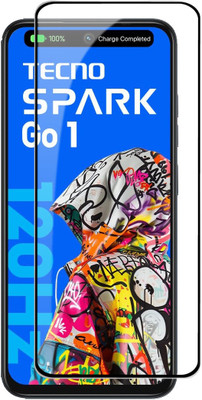 OneTech Edge To Edge Tempered Glass for Tecno Spark Go 1 5G Screen Protector(Pack of 1)