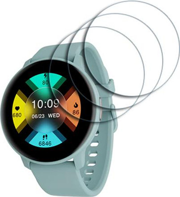 ARBAN Edge To Edge Tempered Glass for boAt Lunar Connect 1.28 inch SMARTWATCH SCREEN GUARD(Pack of 3)