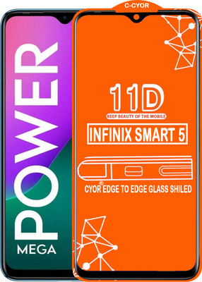 CYOR Edge To Edge Tempered Glass for INFINIX SMART 5(Pack of 1)