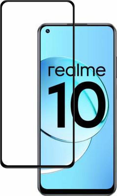 Ten To 11 Edge To Edge Tempered Glass for Realme 10(Pack of 1)