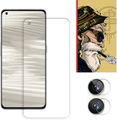 SOMTONE Edge To Edge Tempered Glass for Realme GT2 Pro 5G Tempered Glass Screen Protector | Anti-Scratch | Edge to Edge Full Coverage | 9H Hardness ( 1 FRONT SCREEN GUARD + 1 CAMERA LENS PROTECTOR + 1 FREE BACK EMBOSSED SKIN001 )(Pack of 1)