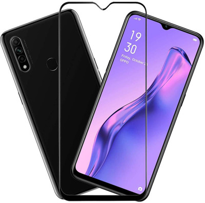 EITANSHA CREATION Edge To Edge Tempered Glass for Oppo A8(Pack of 1)