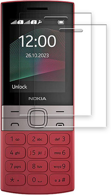 SOMTONE Edge To Edge Tempered Glass for Nokia 150 (2023) TEMPERED GUARD FRONTP2(Pack of 2)