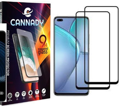 cannady Edge To Edge Tempered Glass for infinix zero 8i, infinix zero 8(Pack of 2)
