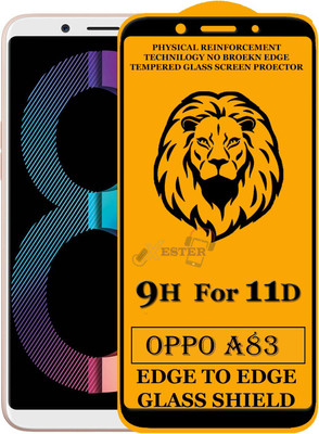 Xester Edge To Edge Tempered Glass for Oppo A83(Pack of 1)
