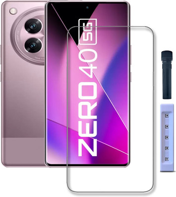 INFINITYWORLD Edge To Edge Tempered Glass for Infinix Zero 40 5G(Pack of 1)