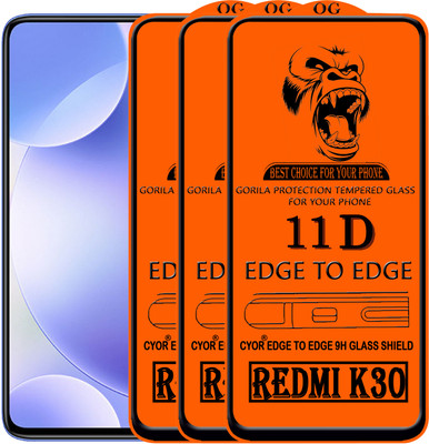 CYOR Edge To Edge Tempered Glass for REDMI K30(Pack of 3)