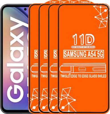 TWIGLO Edge To Edge Tempered Glass for SAMSUNG A54 5G(Pack of 4)