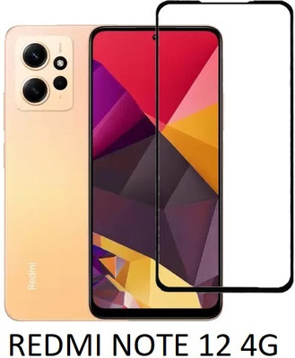 ECMERED Edge To Edge Tempered Glass for Redmi Note 12 4G, Redmi Note 12, MI Note 12, MI Note 12 4G(Pack of 1)