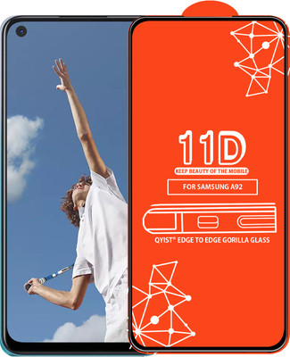 Qyist Edge To Edge Tempered Glass for Samsung Galaxy A92 5G(Pack of 1)