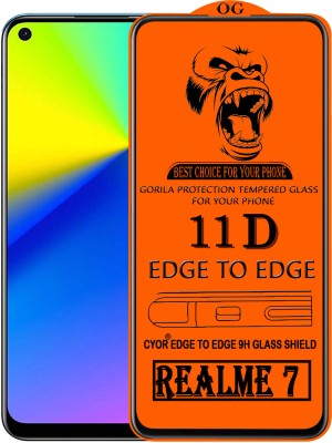 CYOR Edge To Edge Tempered Glass for REALME 7(Pack of 1)